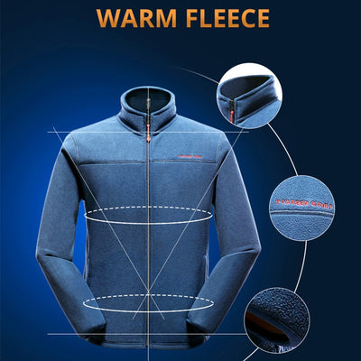 zipper fleece hoodie