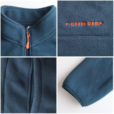 zipper fleece hoodie