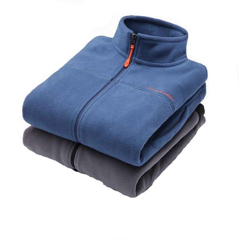zipper fleece hoodie